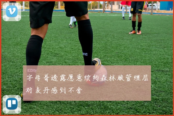 字母哥透露愿意续约森林狼管理层对麦丹感到不舍